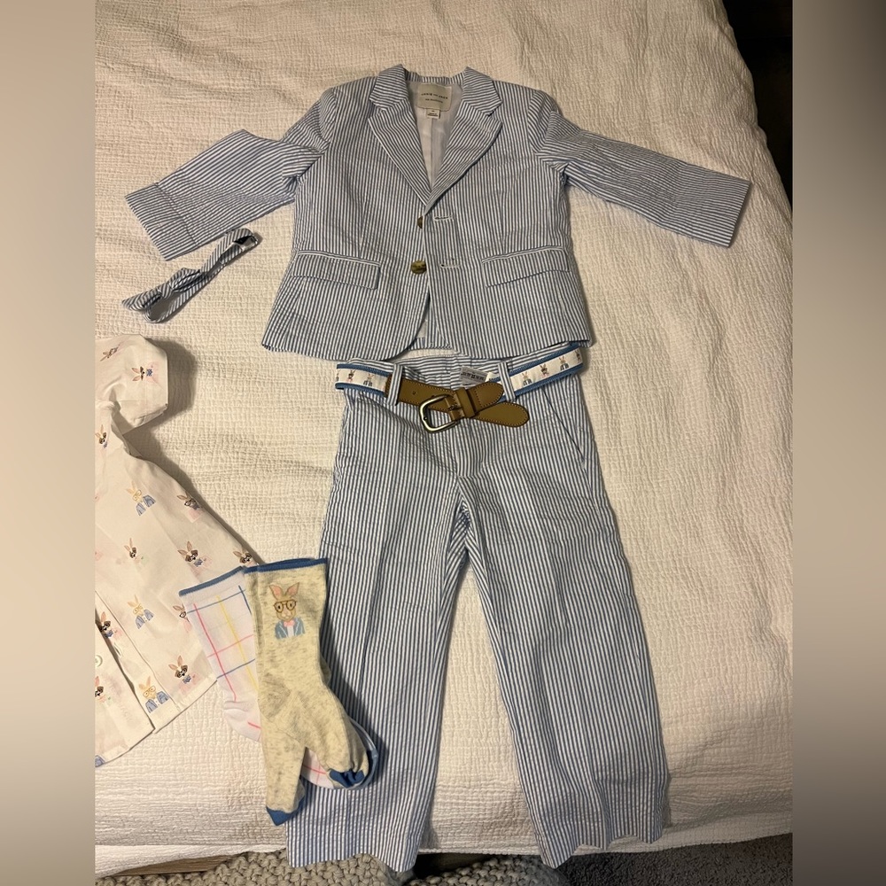 Jamie and Jack toddler boys Easter outfit